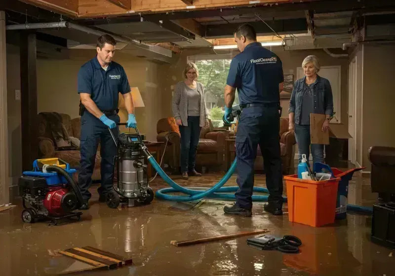 Basement Water Extraction and Removal Techniques process in Bells, TX